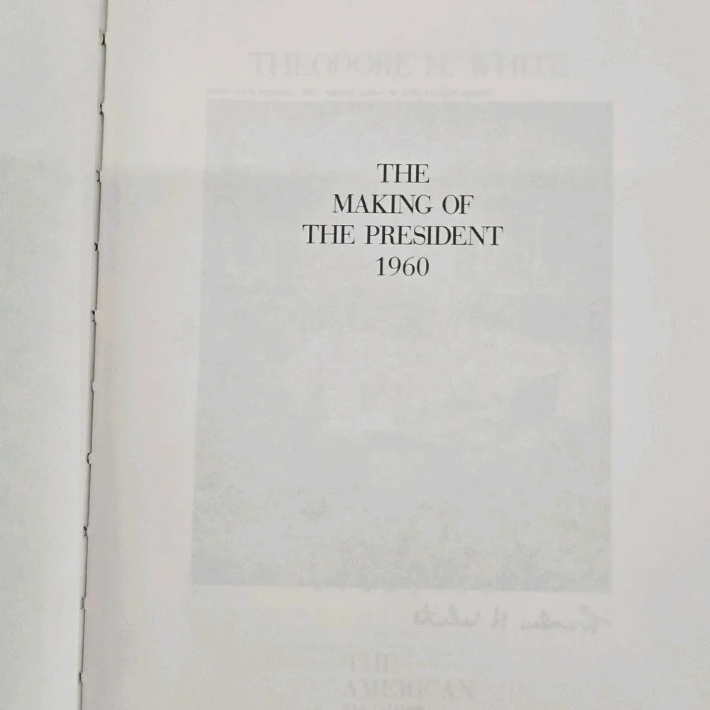 The Making of the President 1960 Theodore H White 1988 Hardcover Slipcase JFK